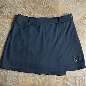 NEVERMINDALL Black Golf Tennis Athletic Skort L